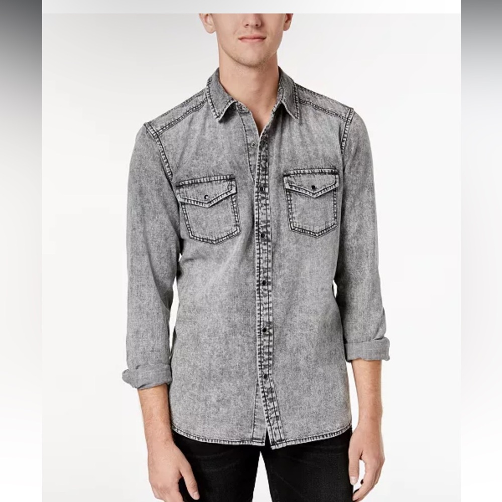 dex Gray acid wash Shirt
